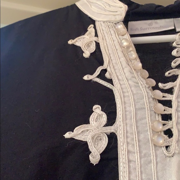 [Soft Surroundings] b&w tunic - Picture 2 of 5